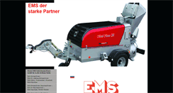 Desktop Screenshot of ems-estrichmaschinen.de